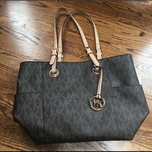 Michael Kors Brown Purse MK Shoulder Bag